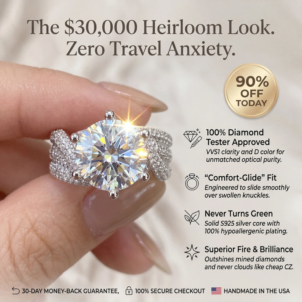🔥 LAST DAY 90% OFF:  The 1-5 Carat Infinity Twist Moissanite Ring | Fearless Everyday Luxury