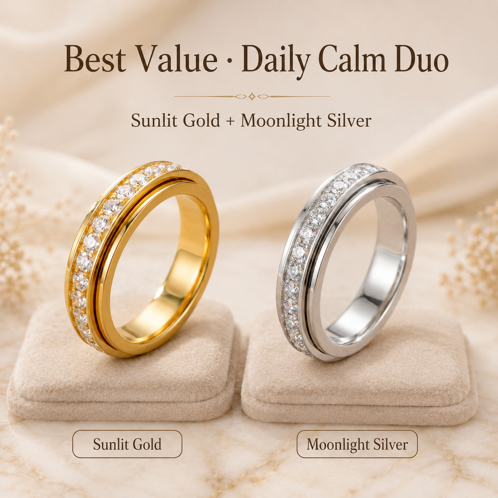 Reclaim Your Calm, One Silent Turn at a Time. Meet The Next Generation Mindfulness Ring -Last Day Sale-90% OFF🔥